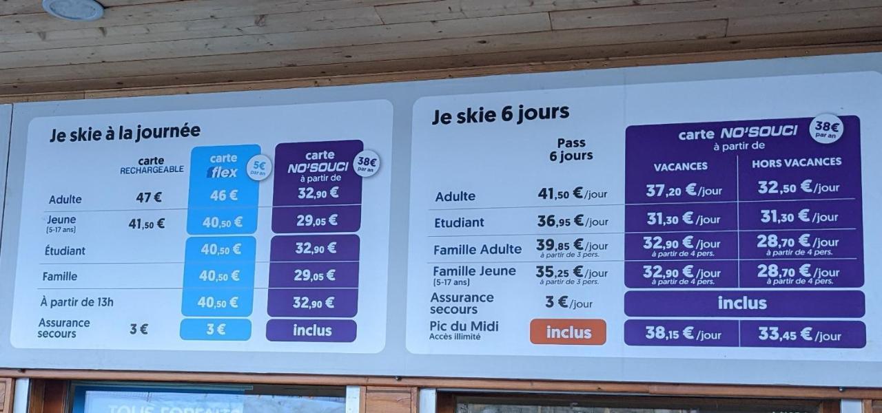 Andemu Studio Cabine 2 A 4 Personnes Barèges Zewnętrze zdjęcie
